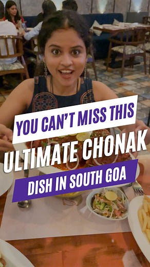 Seafood Paradise in South Goa! 🥳🐟 🐟✨ The Star of the Show – Baby Chonak in Recheado Masala! Massive, flavourful, and every seafood lover’s dream 🤤🔥 This newly opened restaurant on the Colva–Benaulim road is just 4 months old, and it’s already serving up Goan, Asian & Continental delights! 🌴🍴 We also tried their Chicken Cafreal with Poee, Squids Butter Garlic, Paneer Golden Melt, Firecracker Mushroom, Prawns Pulao & Veg Caldin with Rice – all delicious 👌 And for the perfect finish, the Ta