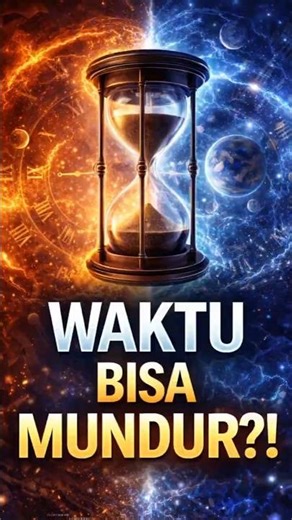 waktu Sebenarnya Bisa Mundur? #amangchanel #entropi #fisikakuantum #termodinamika #shorts #faktaunik