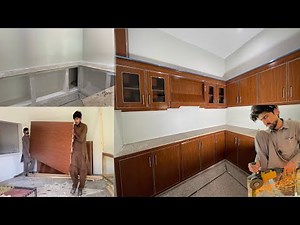 How to make a MDF sheet kitchen step by step Modular kitchen installation