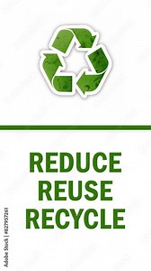 This animation emphasizes the importance of reducing waste, reusing products, and recycling to protect the environment. It illustrates practical steps to implement these strategies at home.