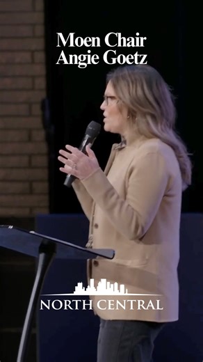 We are honored to welcome Angie Goetz as our Moen Chair speaker. The Moen Chair is a unique opportunity at North Central, where selected leaders come to campus to preach in chapel, lecture in classrooms, and participate in gatherings that allow students to engage directly with their leadership and ministry experience. Angie Goetz serves as the Director of Bridge Ministries, the women’s ministry of the Assemblies of God, and she is also a proud alum of North Central. We are grateful to have her p