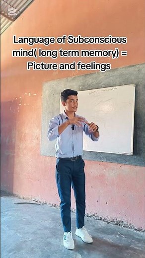 The language of subconscious mind is VAK 🧠❤️🖊️