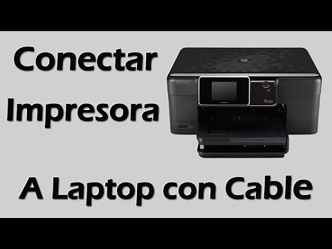 🖨️ Como conectar una impresora a una laptop con cable USB