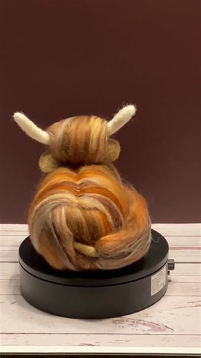 Needle Felted Highland Cow - Etsy