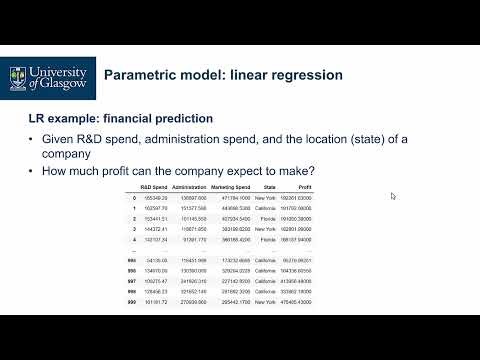 007 - Mapping Inputs to Outputs： Parametric ML Model