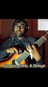 Fingers, Frets, & Strings #scale #strumming #livemusic #practice #trend #English #guitar #viral | Guitar Sikhoo
