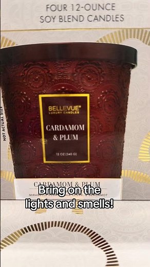 Costco has 4 pack of luxury scented candles! #costco #costcofinds #candles