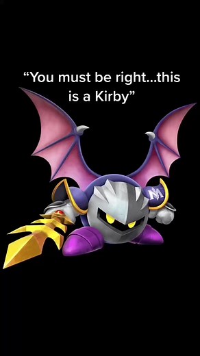 I was today years old when I saw Meta Knight without his mask #fyp #nintendo #kirby #metaknight #metaknightunmasked