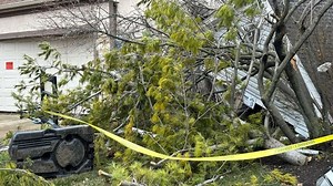 Families begin cleaning up after storms slam Central Ohio