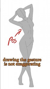 Mistake When Drawing Gesture - Quick Art Tips #art #sketch #shorts #tutorial #drawingtutorial #anime