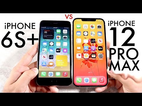 iPhone 12 Pro Max Vs iPhone 6S Plus! (Comparison) (Review)
