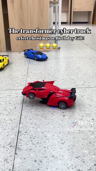 Highly Recommended:Cool Transforming Robot Sports Car-2-in-1 Robot/Car Toy-Suitable for Kids 3 |Durable Interactive Toy#TikTokShopFallDealsForYou #tiltokshopblackfriday #viraltiktok #toys #fyp