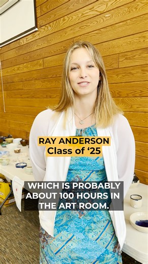 🖤💛Our seniors are back on campus today for the Senior Project Showcase! More than 60-percent of the Class of 2025 opted to complete a project this year. We talked with Ray Anderson, who used her talents at the pottery wheel to create pieces for an Empty Bowl fundraiser, which took place during the Fine Arts Showcase last week. Today's fair begins at 1:30pm | Marshall School