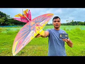 Remote Control Bird Unboxing & Flying Test | RC E - Bird