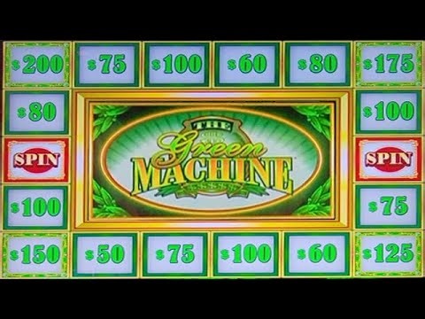 FREE PLAY UNTIL BONUS CHALLENGE on THE GREEN MACHINE SLOT MACHINE - $10.00 Bets 10 Spins per session