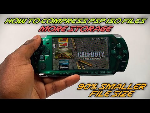 How to Compress ISO files to CISO Files on PSP/PS VITA