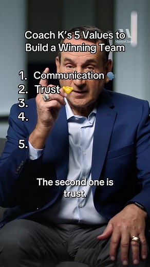 Coach K's Values for Building Legendary Basketball Teams