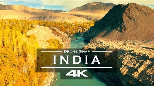 India from the Sky — Nature’s Wonders in 4K