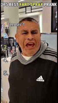 OMG their faces!!! 🤣 #funny #fartspray #prank #ranking