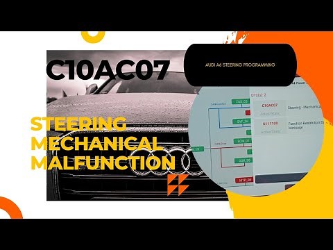 ( C10AC07 ) Steering mechanical malfunction Audi A6 work dun online PROGRAMMING vashi Navi Mumbai