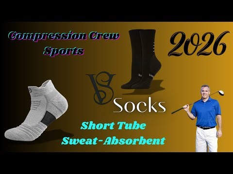 Short Tube Sweat Absorbent Socks vs Compression Crew Sports Socks 2026 Review and Comparison