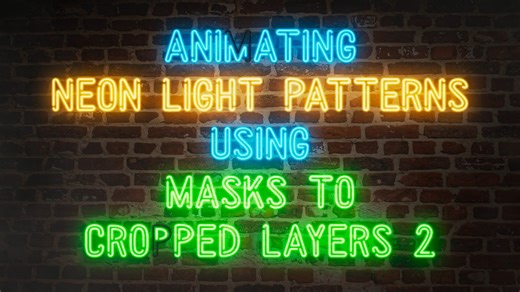 Animating neon lights in After Effects