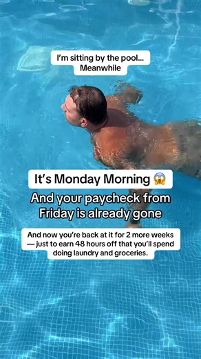 You’re terrified. And it’s only Monday. Your paycheck hit your account on Friday… and now it’s already gone. You’re back at work, exhausted, burnt out — and the only thing you have to look forward to… Is 48 hours off two weeks from now. And let’s be honest — that’s not even rest. That’s laundry. Groceries. Catching up on the life you don’t have time to live during the week. I remember that version of me. Living for Friday. Feeling sick on Sunday. And dreading every Monday. I didn’t know what I w