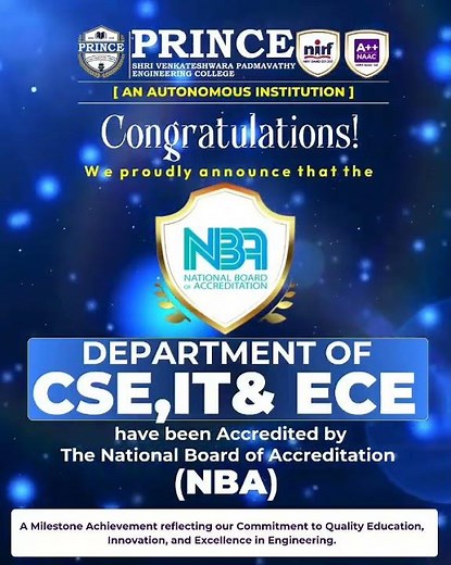 PSVPEC Achieves NBA Accreditation | CSE, IT & ECE Departments | Proud Milestone