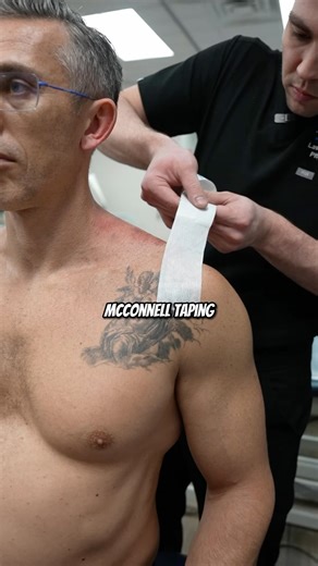 261K views · 39 reactions | McConnell taping for postural reeducation uses adhesive tape to correct and improve posture by providing feedback that encourages proper alignment and muscle activation. It helps reduce pain and discomfort associated with poor posture | Precision Care Medical & Sports Performance | Facebook