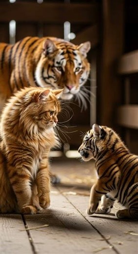 CAT: I was just… hugging him! 😇🐱 Watch this adorable cat cuddle moment #catvideos #cute #animals