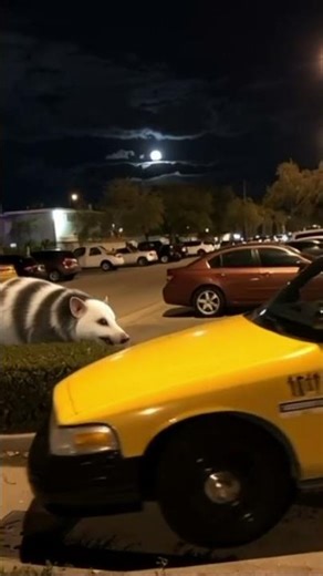 Taxi Reverses… and Meets a GIANT Possum?