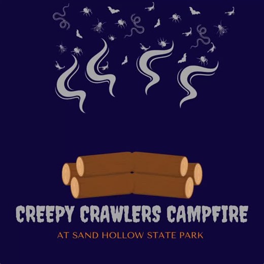 7 comments | Celebrate Halloween the right way. Join a Park Ranger tonight for a creepy crawlers campfire. 7:15pm at the fire pit at the main boat ramp! The event is free!! Come with s’mores stuff and chairs for a truly memorable Halloween night! | Sand Hollow State Park | Facebook