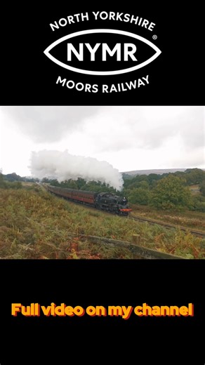 NYMR Gala 2025! 4MTT 80119 (80072) passes by Moorgates, 28/09/25 #nymr #gala #steam #railway #train