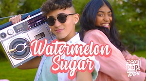 50K views · 368 shares | Bringing the summer vibes early with our take on Harry Styles' hit, "Watermelon Sugar"!  Available on all streaming platforms: https://stem.ffm.to/watermelonsugar | Acapop! KIDS | Facebook