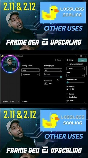 Lossless Scaling 2.12 #losslessscaling #framegeneration #upscaling