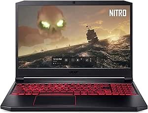 acer Nitro 7 Gaming Laptop, 15.6" Full HD IPS Display, 9th Gen Intel i7-9750H, GeForce GTX 1050 3GB, 8GB DDR4, 256GB PCIe NVMe SSD, Backlit Keyboard, AN715-51-70TG