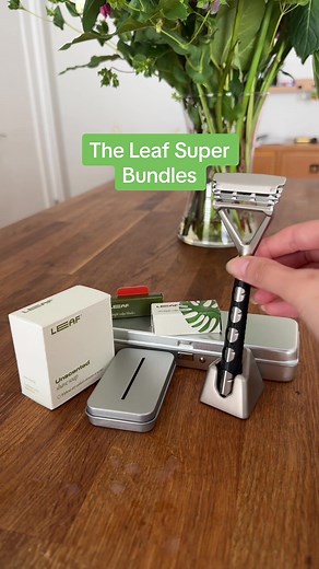 Eco-Friendly Shaving Bundles & Kits | Leaf Razor Products