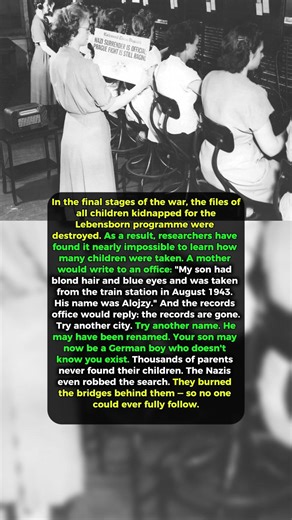 The Burned Files: Why Thousands of Children Never Found Their Real Parents #history