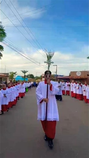 Procissão e bênção no Domingo de Ramos em Piracuruca - Paróquia Nossa Senhora do Carmo