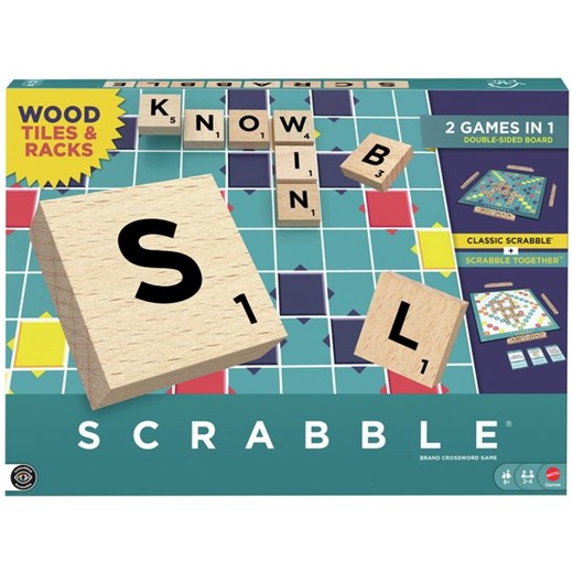 Buy Scrabble Wooden Board Game Family Word Game | Board games | Argos