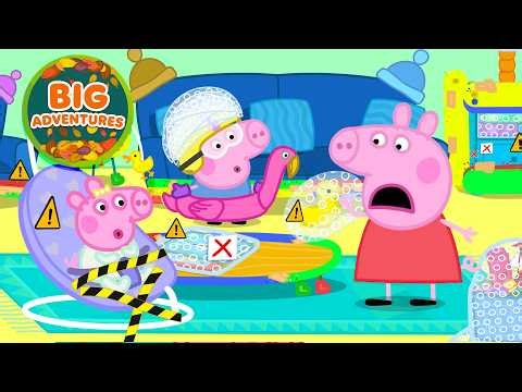 Peppa Pig Puts Evie’s TOY Duck in BUBBLE Wrap! 😲 Baby Safety Adventure | Tales Full Episodes 21 Mins