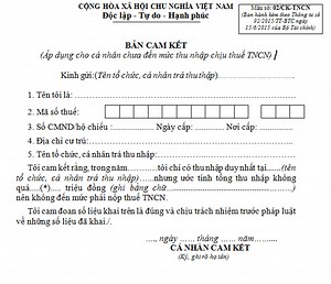 Sự khác biệt giữa bản cam kết 02/CK-TNCN và 08/CK-TNCN