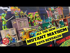 2023 ALL THE NEW TMNT: MUTANT MAYHEM FIGURES REVEALED | The Play Date NYC | Playmates Toys