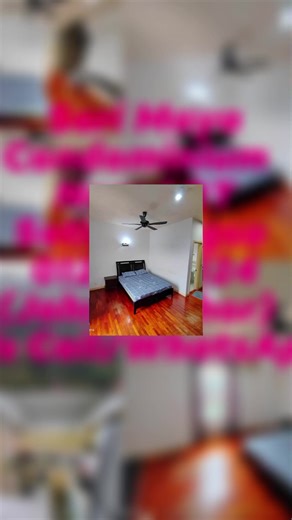 Seri Maya Master Room For Rent- Mixed Gender Only, Just 4 min walking distance to LRT Setiawangsa ➤➤➤ Available Now➤➤➤ 1 Person Stay RM 1,000 2 Person Stay RM 1,100 Rental included all Utilities, Internet and Fixing all issue Exclude only Aircon Usage measure by meter 1.5 month deposit only for your protection (so booking pay RM300) ✅Aircond ✅Premium NEW Queen Divan Bed & Comfortable Mattress ✅Spacious Wardrobe & Dressing Table/Study Table ✅ Including Sharing Bathroom ✅ Car park rent separately 