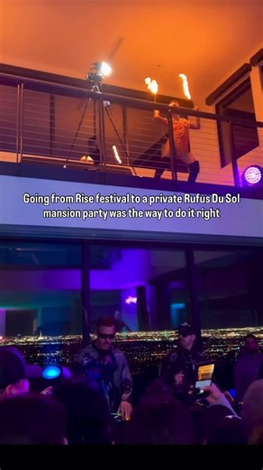 Pulse Of Techno Live on Instagram: "Going from Rise festival to a private Rufus Du Sol mansion party was the way to do it right 🎥 @ownyourpower . . . #rufus #rufusdusol #risefestival #lasvegas #pulseoftechno #techno"