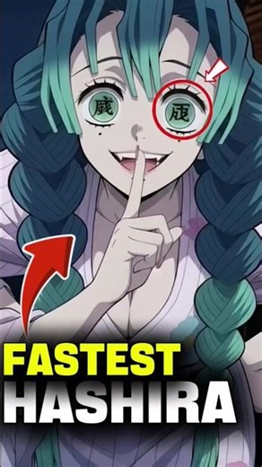 Fastest Hashira In Demon Slayer 😬 | #demonslayer #anime #shorts
