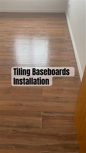 Tiling Baseboards installed #adeo #georgiusadeo