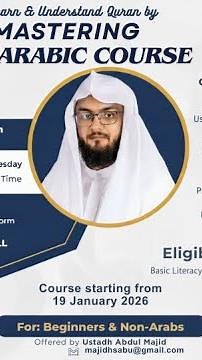 Complete Arabic Grammar Course for Non-Arab and Beginners