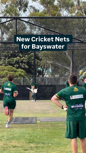 Knox City Council on Instagram: "It’s a net win for Bayswater! 🏏 @bayswatercc is stepping into the season with modern new training facilities, thanks to the renewal of the practice nets at Marie Wallace Bayswater Oval. Delivered through Council’s annual Capital Works Program, the upgrade replaces outdated infrastructure with new net frames and netting, improved synthetic and turf practice wickets, plus minor civil and drainage works. The result? A durable, fit-for-purpose training space that su