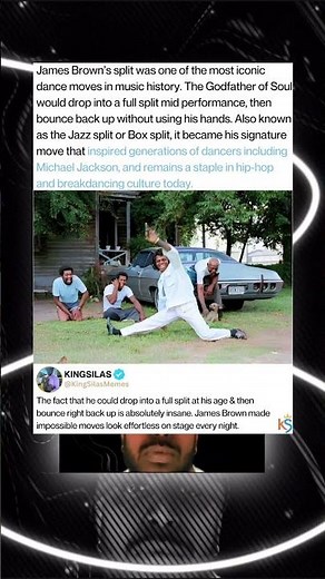 James Brown’s Legendary Split Dance Move That Changed Performing #fyp #fypシ #fypシ゚viral